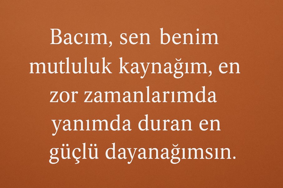 bacı ile ilgili sözler