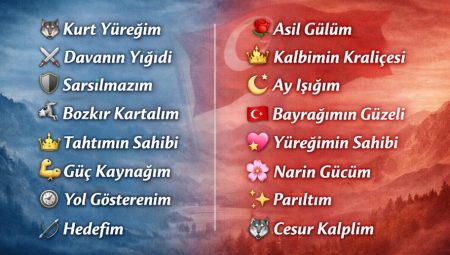 Ülkücü sevgiliyi telefona kaydetme isimleri